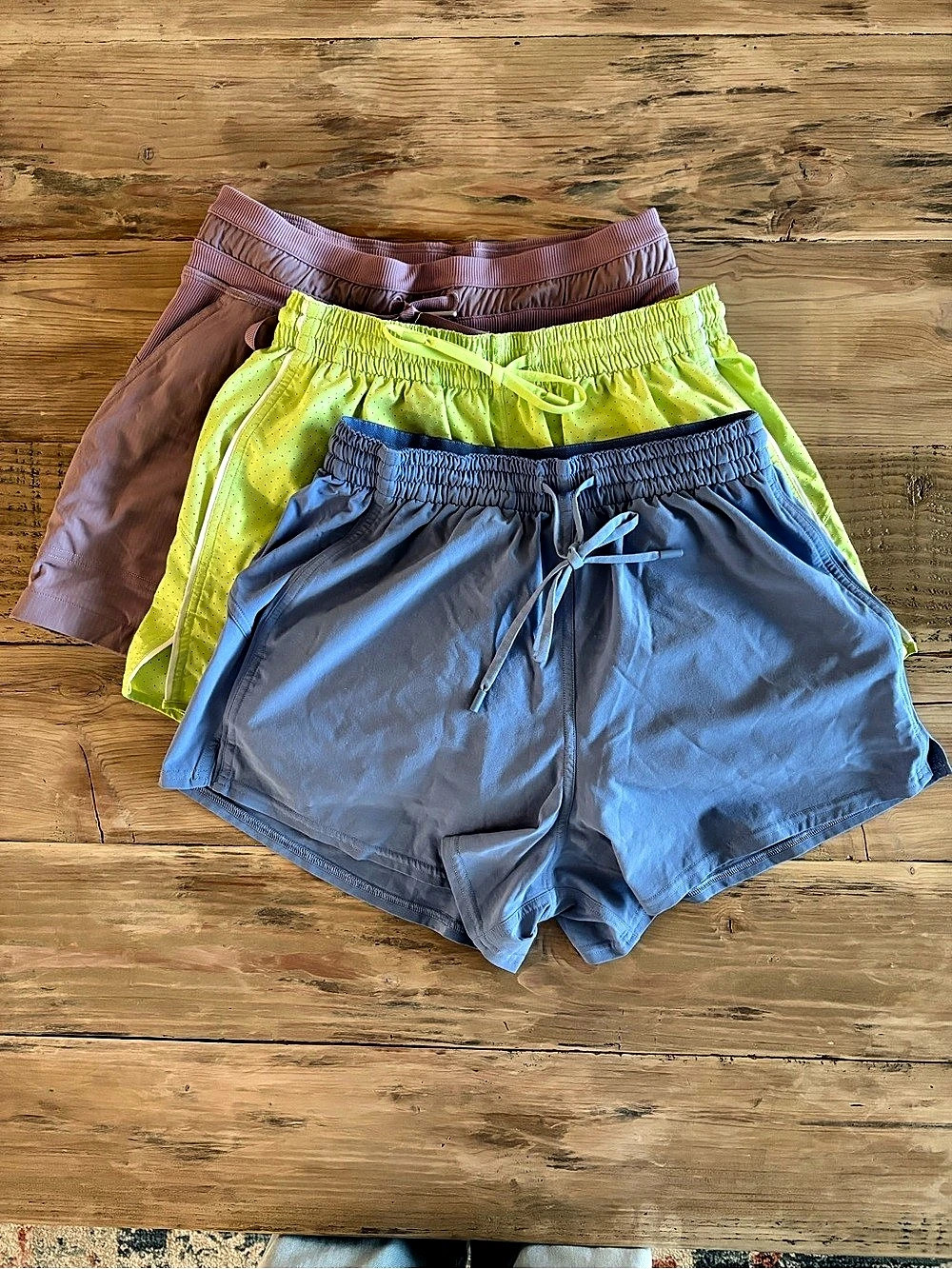 3 Pairs of Like New Lululemon Size 4 Shorts
